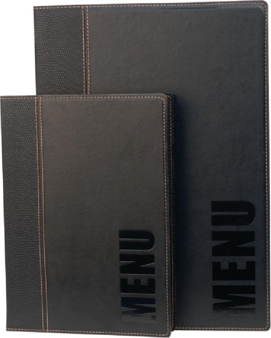  Securit Prot&egrave;ge-menus contemporain A5 noir 