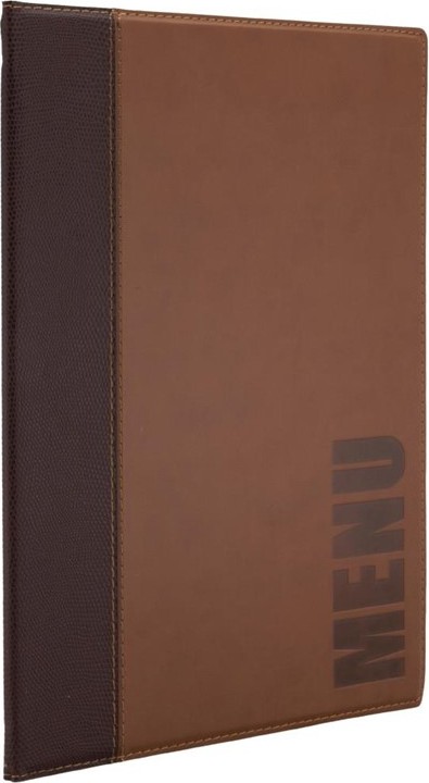 Securit Prot&egrave;ge-menus contemporain A4 marron clair 