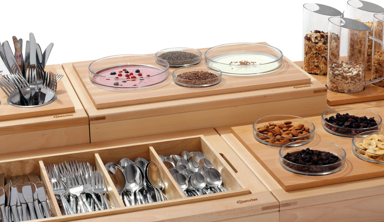  Bartscher Set de syst&egrave;me de buffet GLS4 