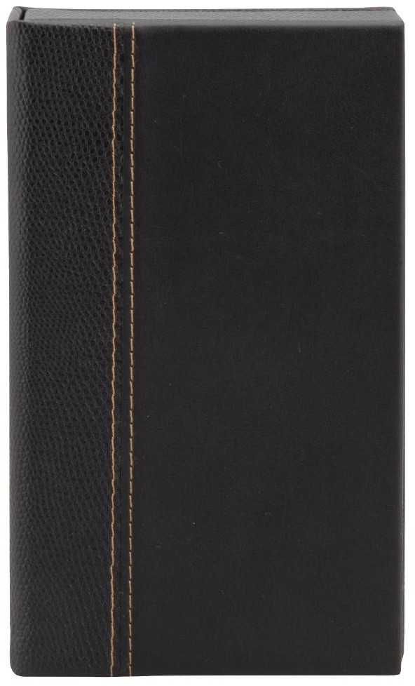  Securit Coffret porte-addition en cuir Trendy noir 