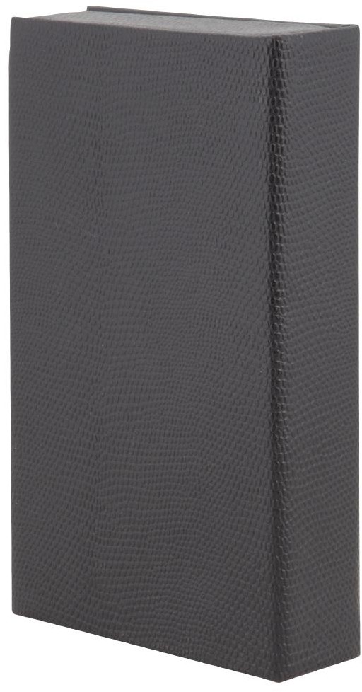  Securit Coffret porte-addition en cuir Trendy noir 