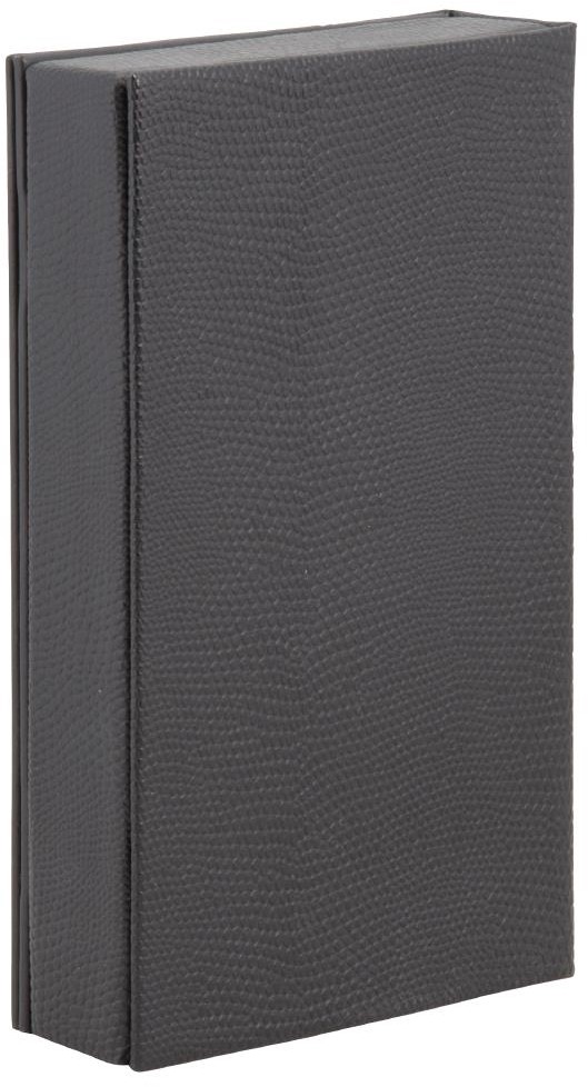  Securit Coffret porte-addition en cuir Trendy noir 