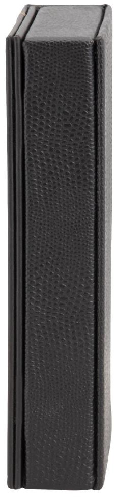  Securit Coffret porte-addition en cuir Trendy noir 