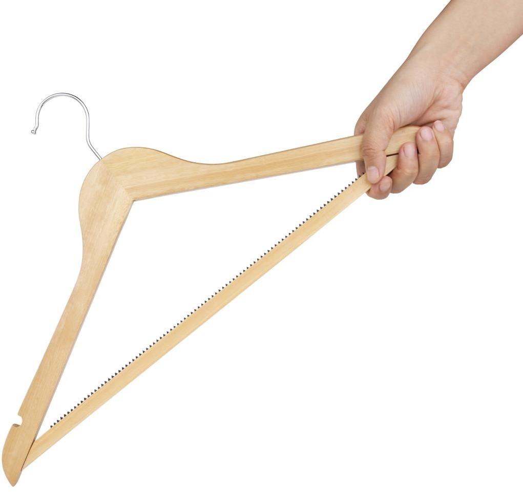  Bolero Cintres en bois naturel (lot de 10) 