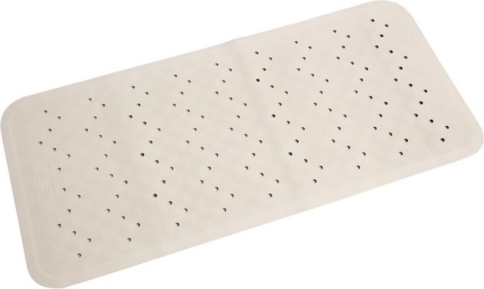  Mitre Essentials Tapis de bain antid&eacute;rapant blanc Mitre Essentials 