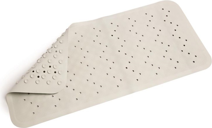  Mitre Essentials Tapis de bain antid&eacute;rapant blanc Mitre Essentials 
