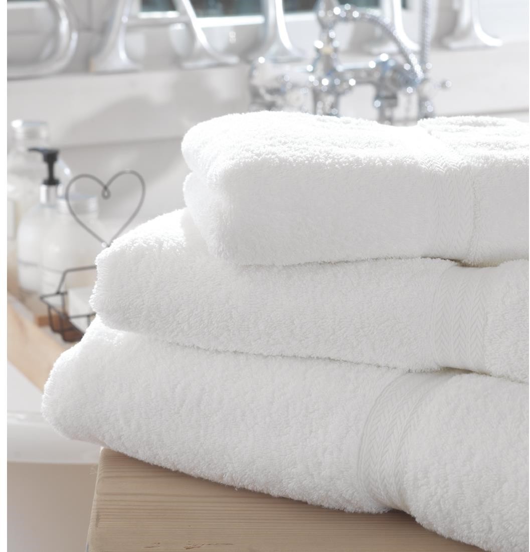  Mitre Comfort Serviette de bain Comfort Riviera Mitre blanche 