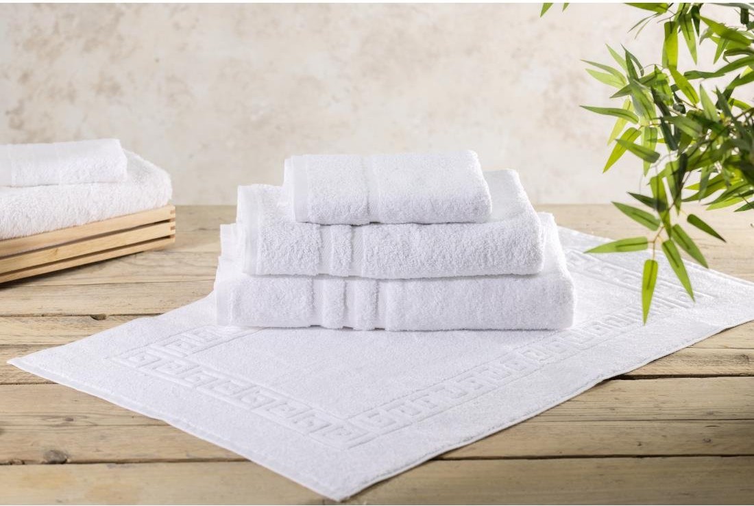  Mitre Comfort Tapis de bain blanc Comfort Nova Mitre 