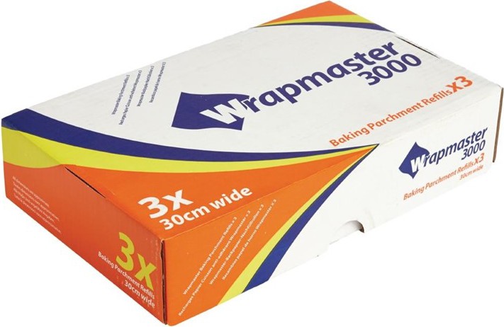  Wrapmaster Papier sulfuris&eacute; 50m x 300mm (lot de 3) 