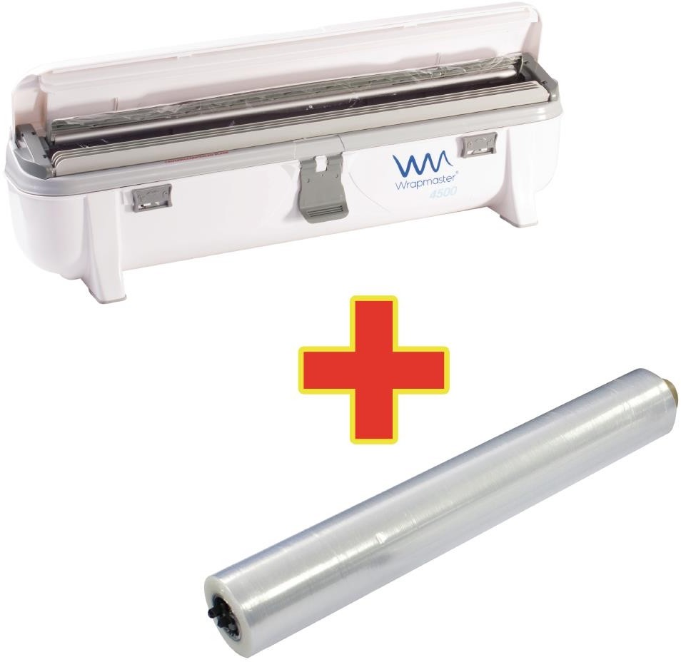  Wrapmaster Distributeur 4500 et 3 x 300m de film alimentaire 