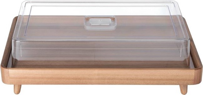  Olympia Plateau sur pieds en acacia GN 1/1 