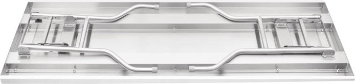  Vogue Table de travail pliante inox 1220x610x780mm 