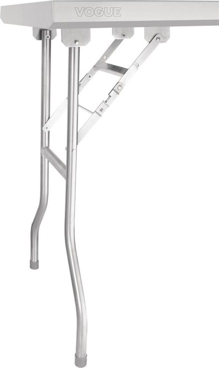  Vogue Table de travail pliante inox 1220x610x780mm 