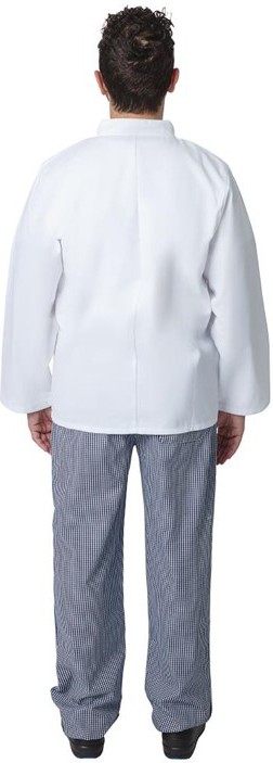  Whites Veste de cuisine mixte Vegas manches longues blanche 