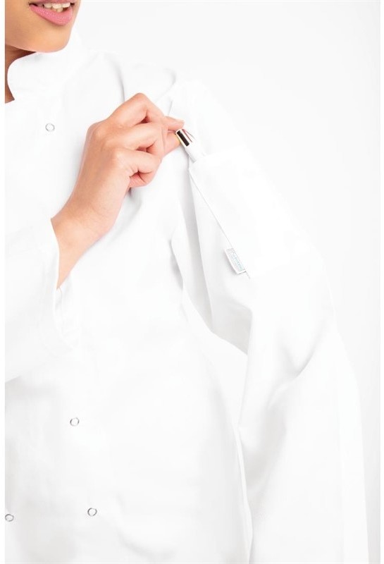  Whites Veste de cuisine mixte Vegas manches longues blanche 