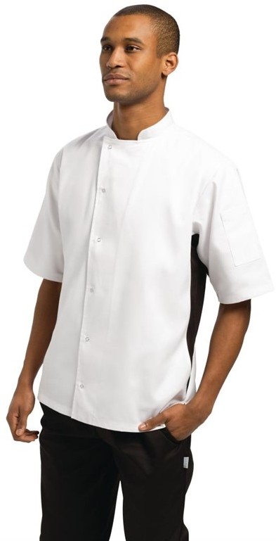  Whites Veste de cuisine mixte Nevada blanche 