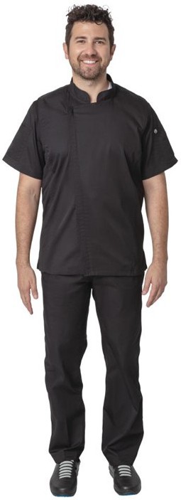  Chef Works Veste de cuisine mixte Cool Vent Springfield noire 