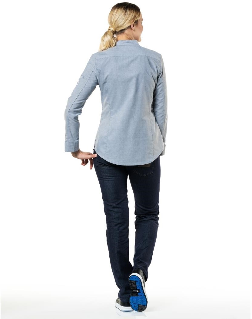 Chaud Devant Veste de cuisine femme grise Nordic taille 