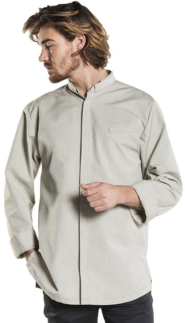  Chaud Devant Veste de cuisine homme verte Nordic taille 