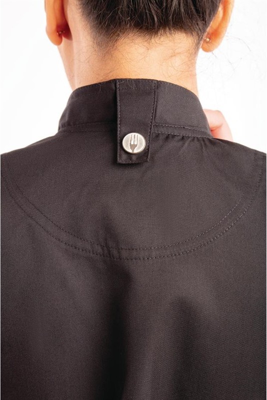  Chef Works Veste de cuisine femme zipp&eacute;e l&eacute;g&egrave;re Springfield noire 