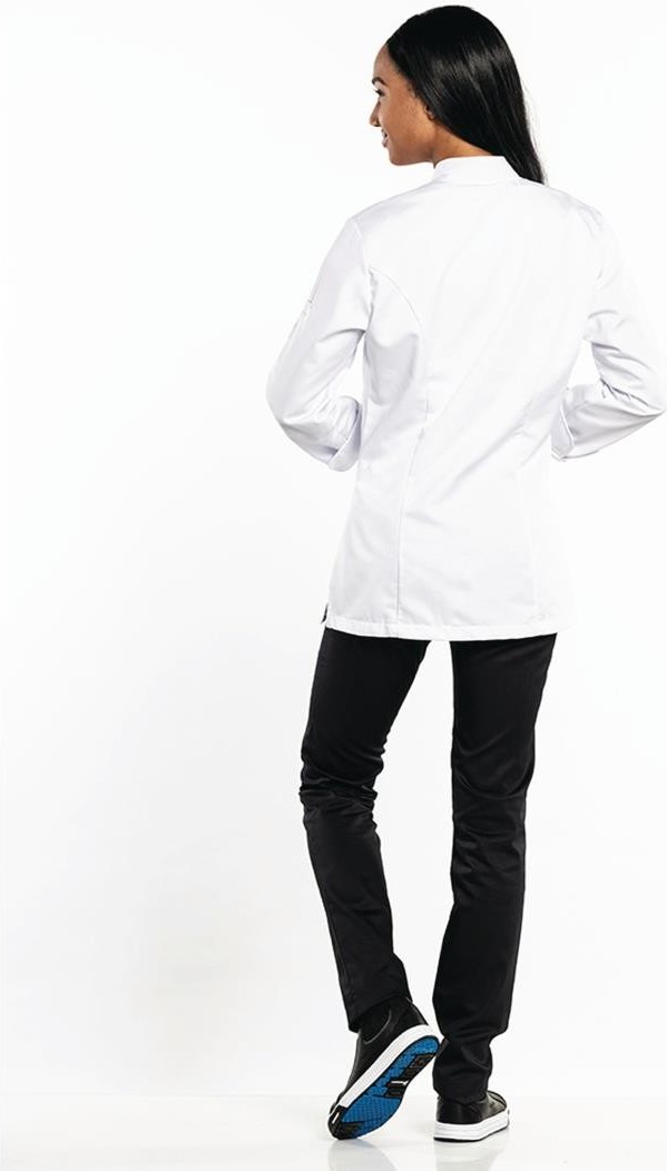  Chaud Devant Veste de cuisine femme Monza blanche 