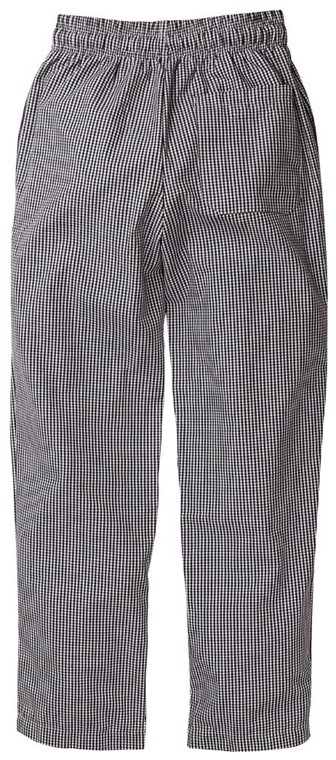  Whites Pantalon de cuisine mixte Vegas petits carreaux noirs et blancs 