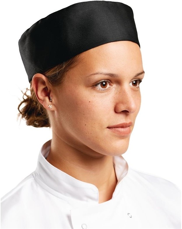  Whites Calot de cuisine noir 