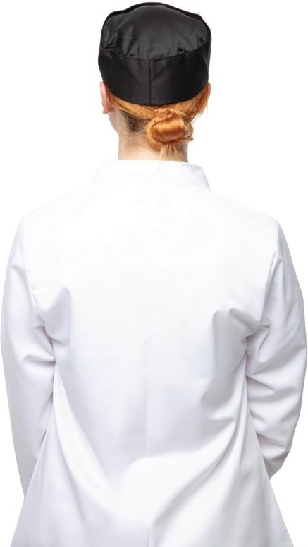  Whites Calot de cuisine noir 