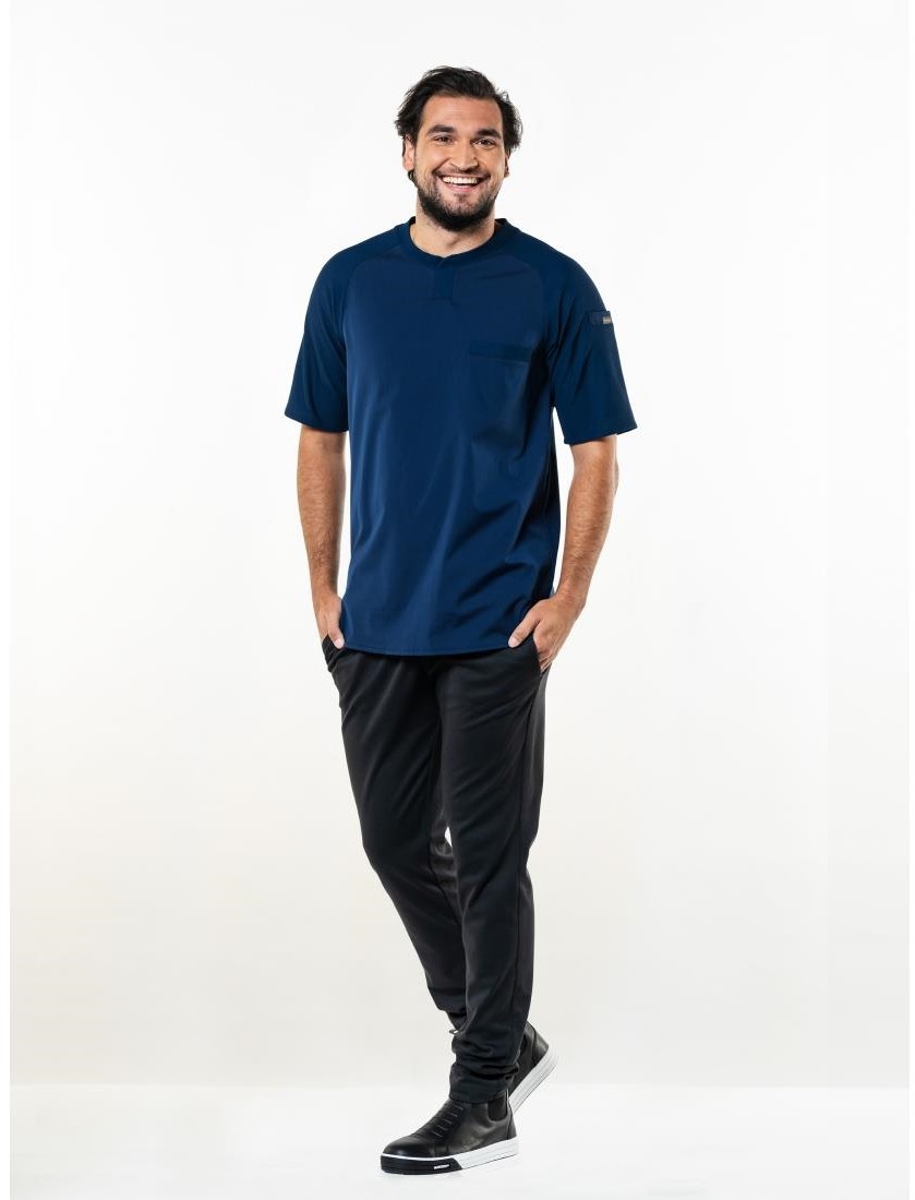  Chaud Devant T-shirt mixte manches courtes Valente UFX marine taille 
