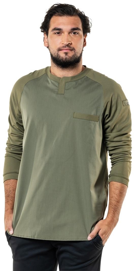  Chaud Devant T-shirt mixte manches longues Valente UFX vert taille 