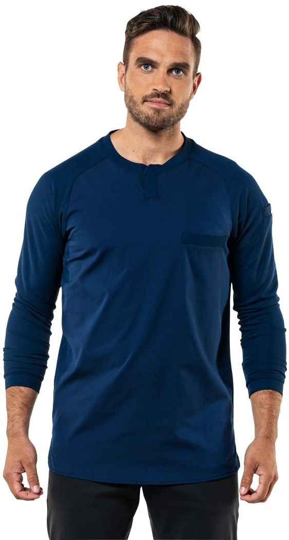  Chaud Devant T-shirt mixte manches longues Valente UFX marine taille 