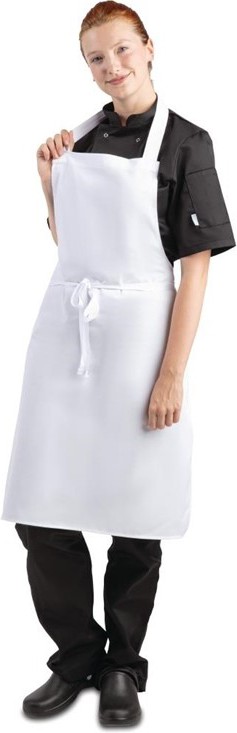  Whites Tablier bavette blanc 