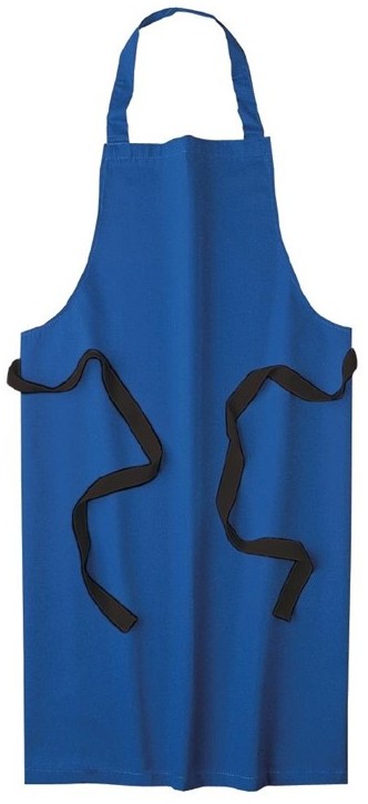  Whites Tablier bavette bleu roi 