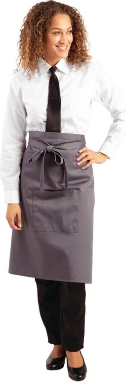  Whites Tablier serveur gris anthracite 