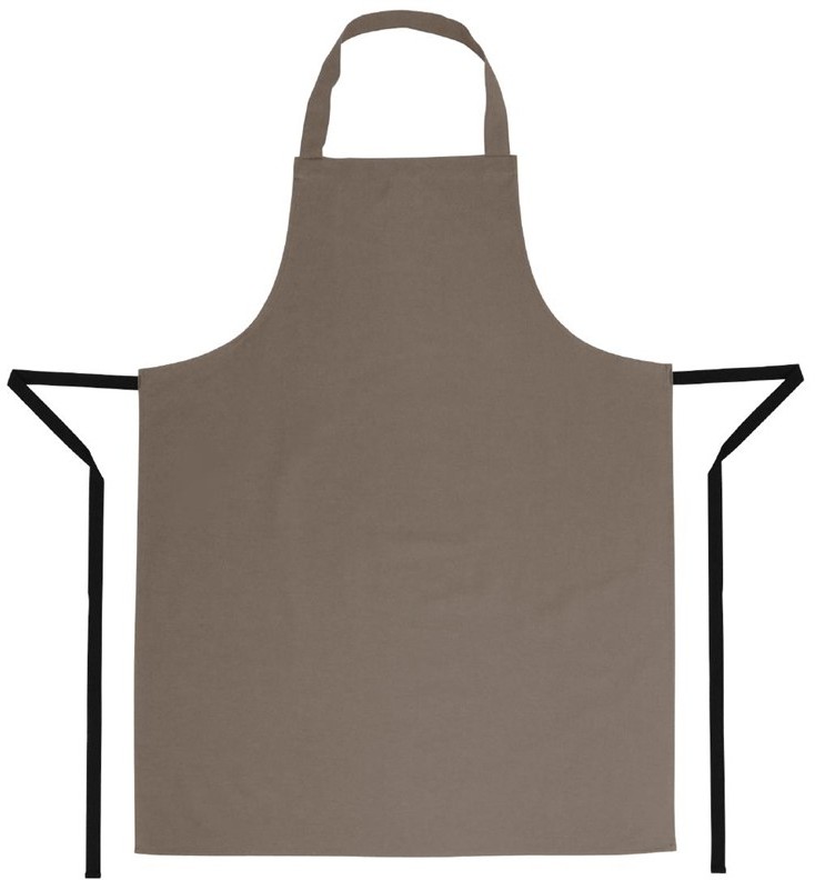  Whites Tablier bavette polyester-coton marron clair 