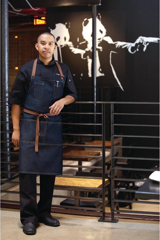  Chef Works Tablier bavette Memphis indigo 
