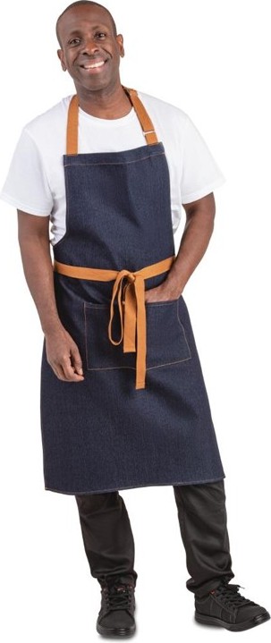  Whites Tablier serveur bleu denim Southside 700x1000mm 