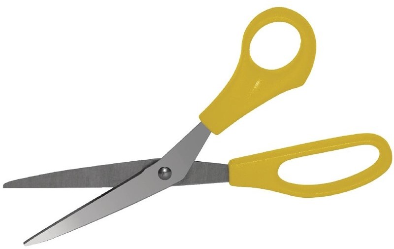  Hygiplas Ciseaux jaunes 