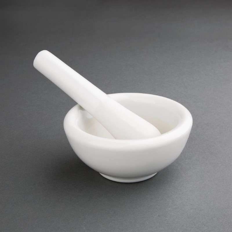 Vogue Pilon et mortier en porcelaine 115mm 