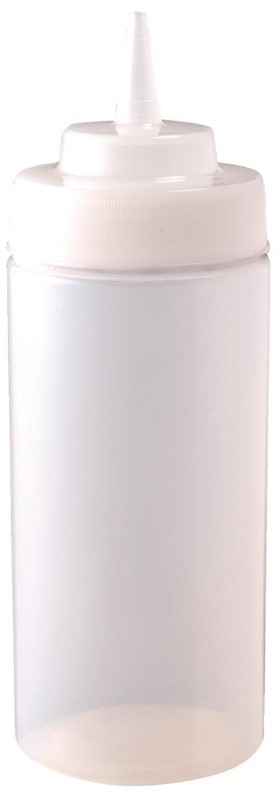  Vogue Distributeur de sauce &agrave; col large 454ml transparent 