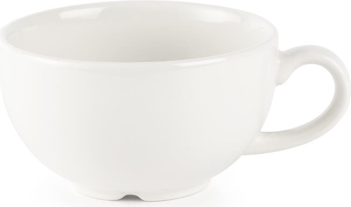  Churchill Tasses &agrave; cappuccino blanches Whiteware 227ml (lot de 24) 