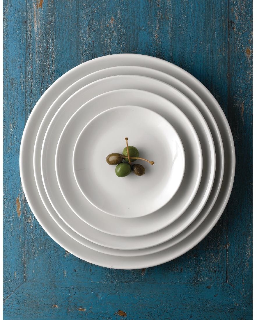  Churchill Assiettes rondes Evolve White 165mm (Lot de 12) 