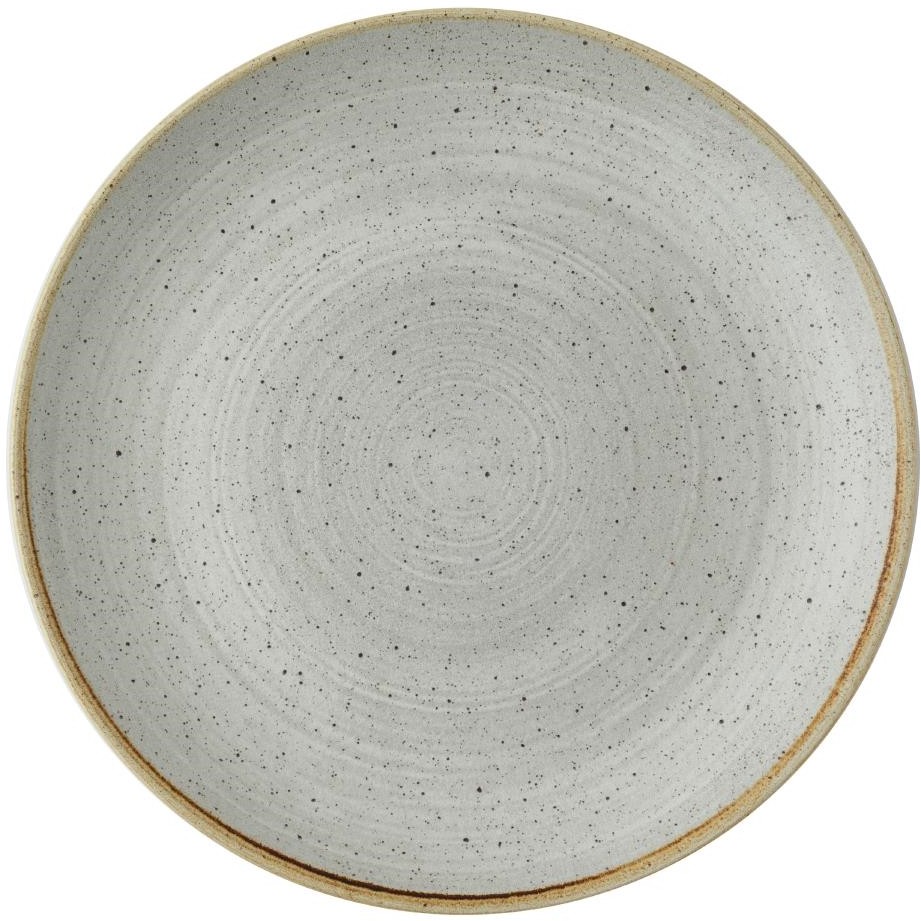  Churchill Assiettes rondes Stonecast Raw Evolve Grey 260mm (Lot de 12) 