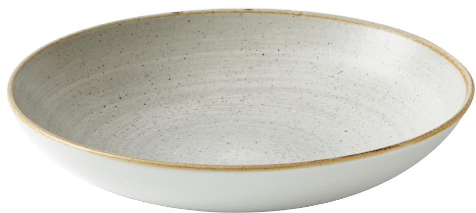  Churchill Assiettes coupes rondes Stonecast Raw Evolve Grey 248mm (Lot de 12) 