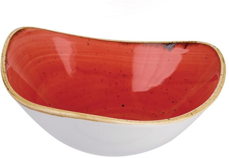  Churchill Bols triangulaires Stonecast Berry Red 235mm (Lot de 12) 