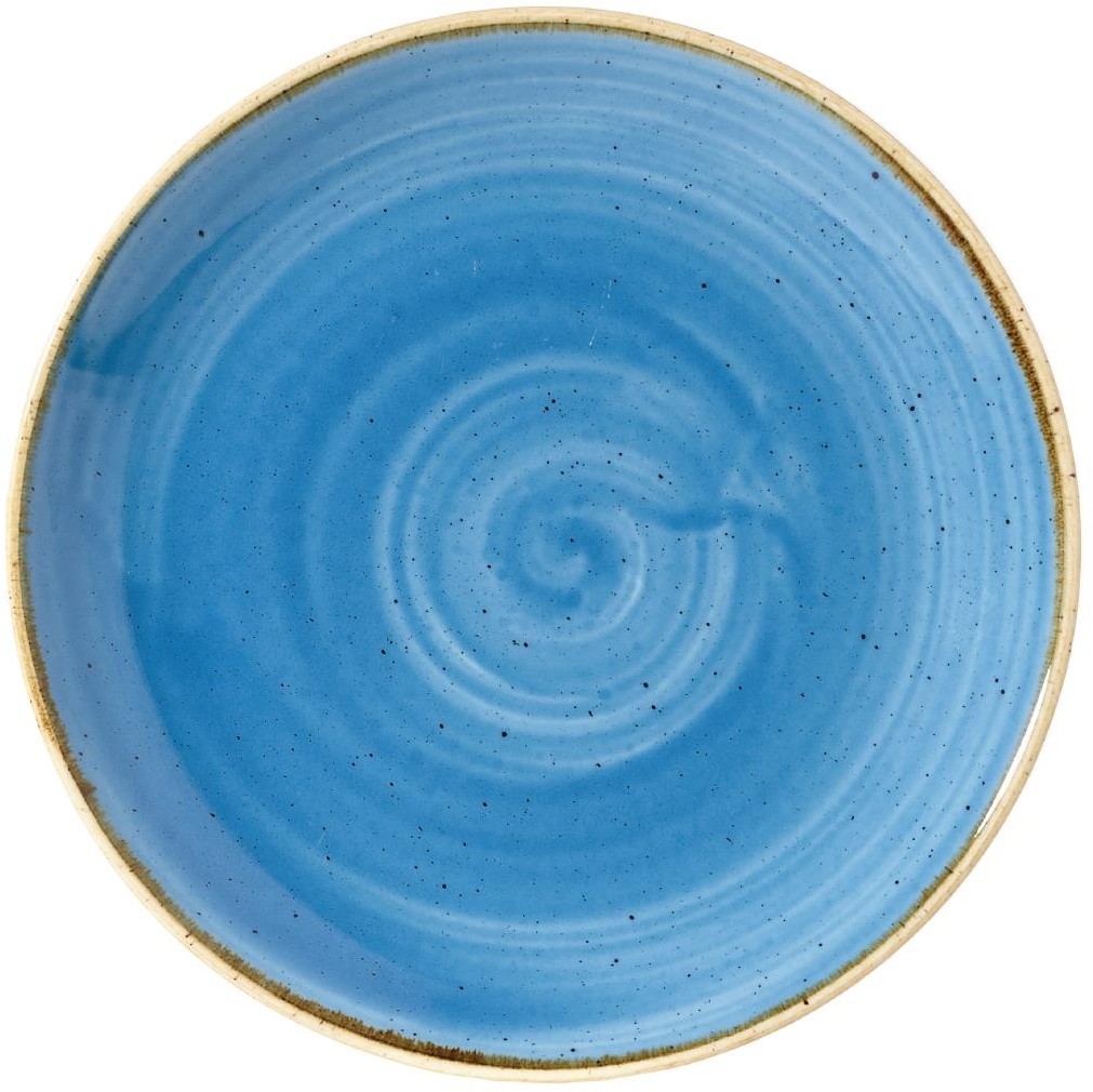  Churchill Assiettes rondes Stonecast Cornflower Blue 165mm (Lot de 12) 