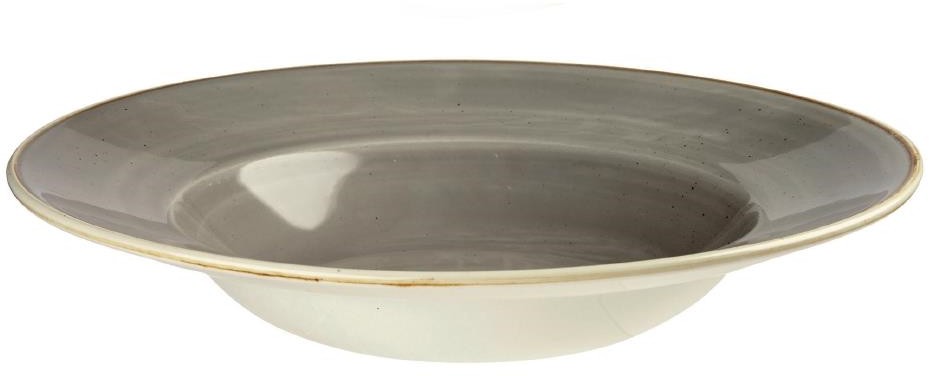  Churchill Bols &agrave; bord large Stonecast Peppercorn Grey 240mm (Lot de 12) 