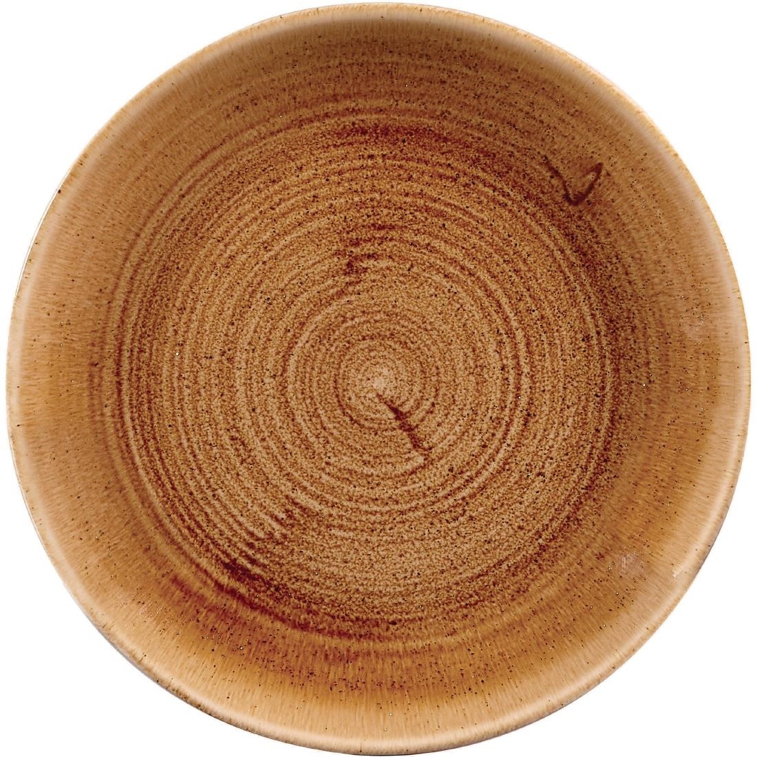  Churchill Assiettes rondes Stonecast Patina Vintage Copper 165mm (Lot de 12) 