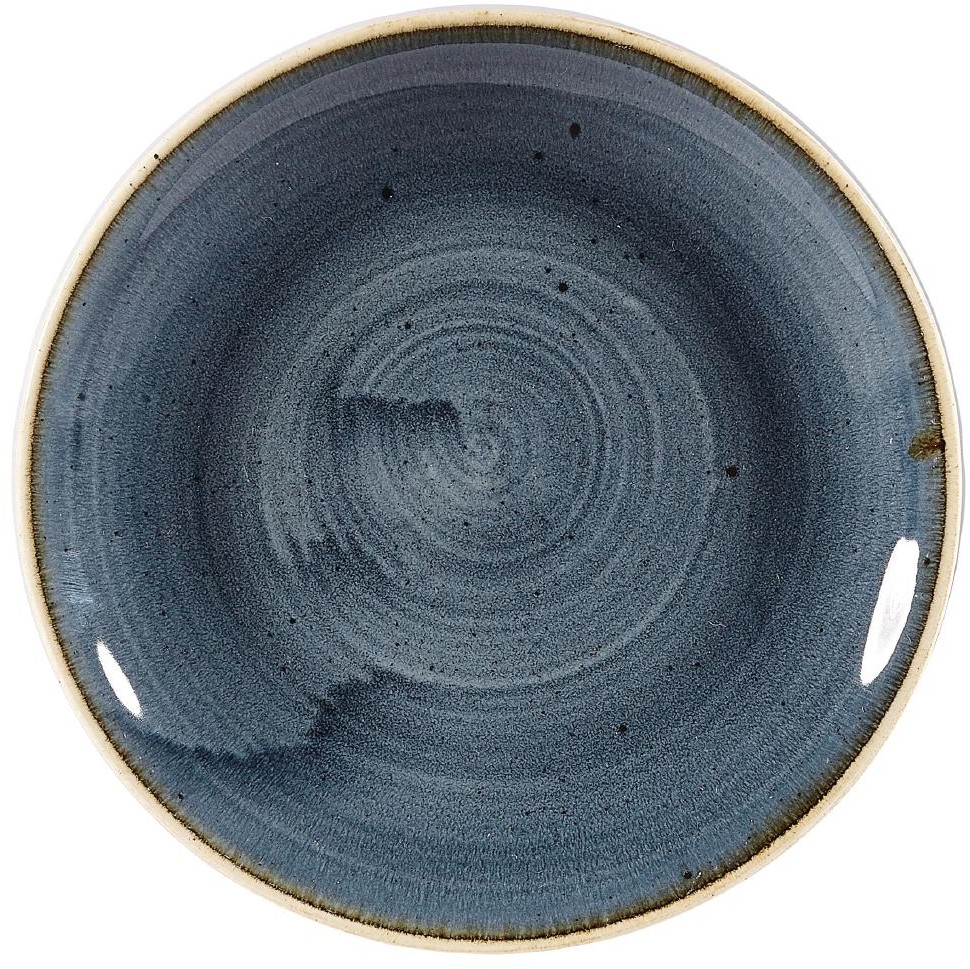  Churchill Assiettes rondes Stonecast Blueberry 165mm (Lot de 12) 