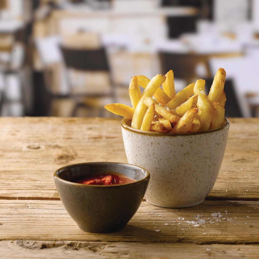  Churchill Pots &agrave; sauce Stonecast Grey 85mm (Lot de 12) 
